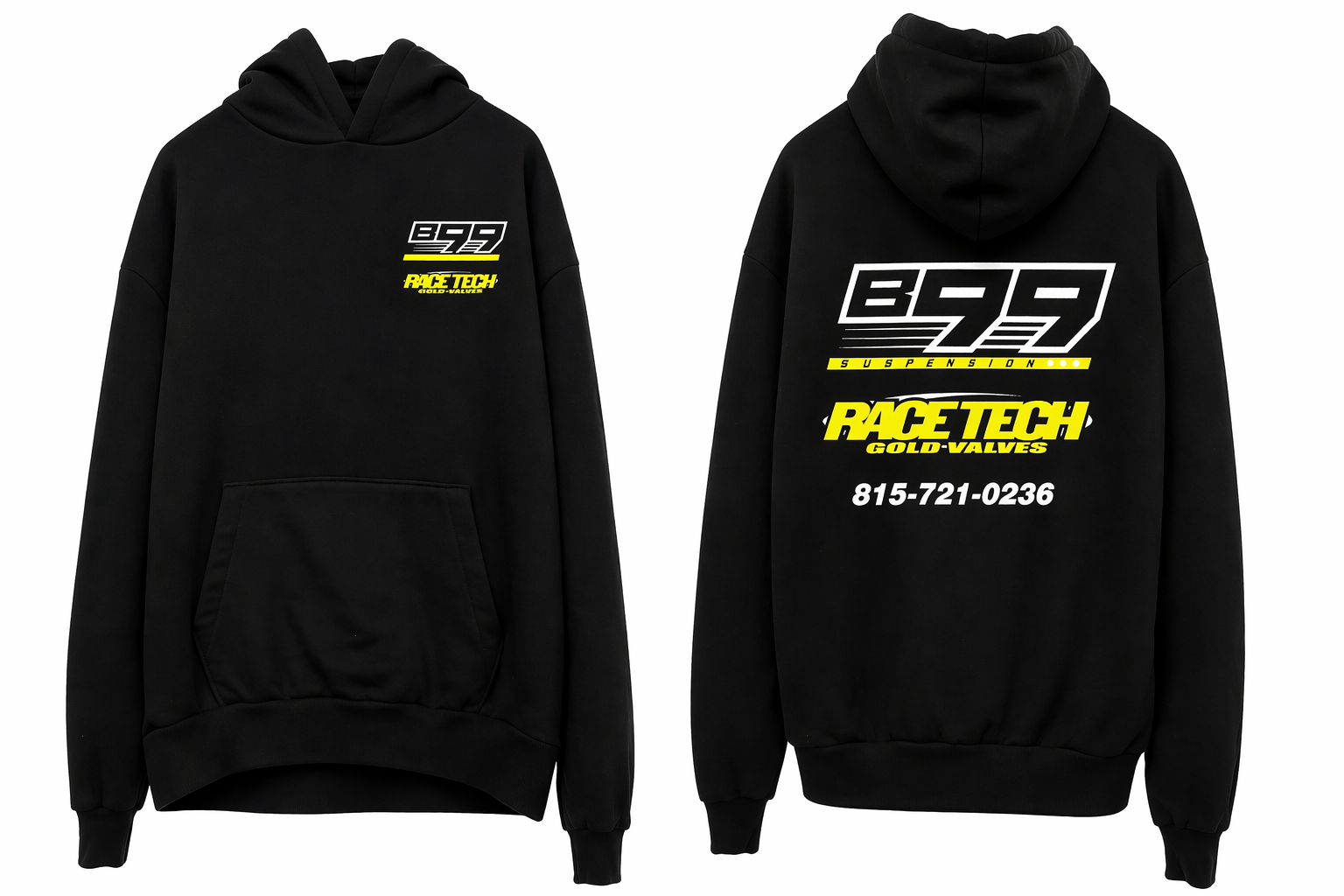 B99 Suspension Black Hoodie